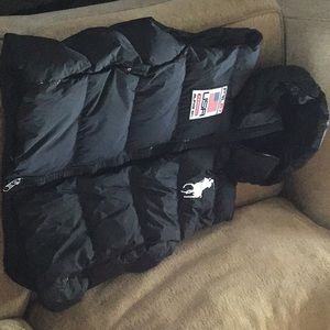 Polo Ralph Lauren Black Hooded Puffer Vest/Jacket. Men size XXL